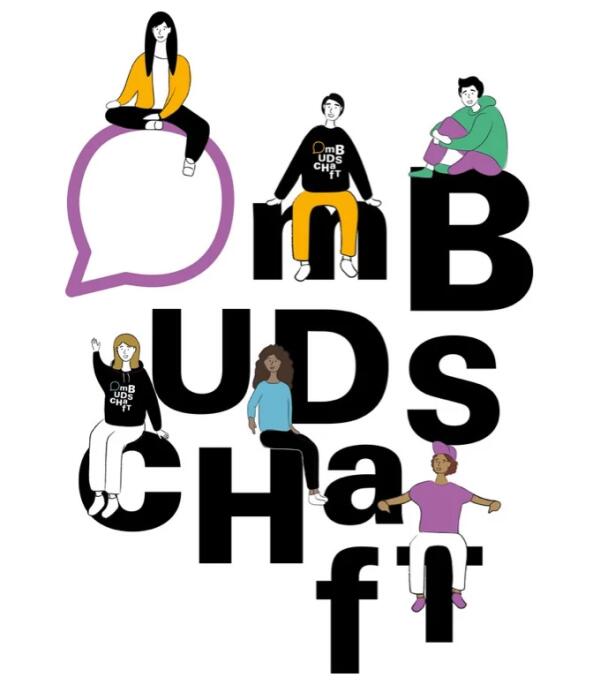 Das Logo der Ombudschaft Jugendhilfe Baden-Württemberg