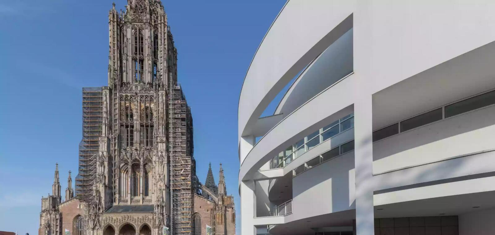 Stadthaus Ulm und Ulmer Münster